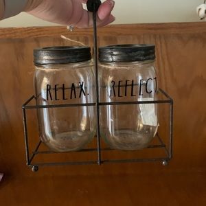 Rae Dunn mason jar set